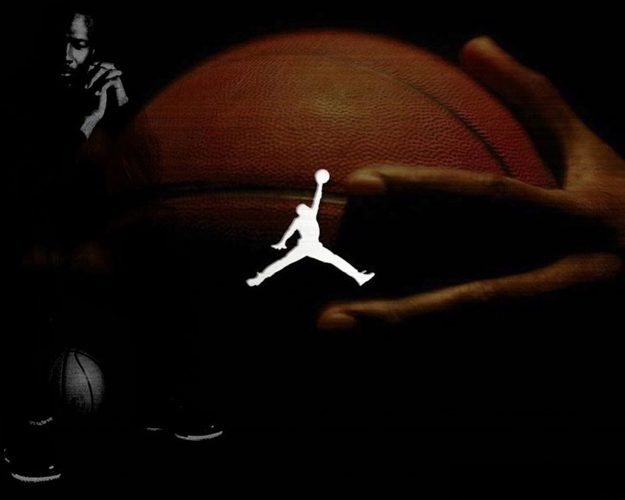 Pallone da basket con logo Jordan, 1280x1024 HD, Desktop