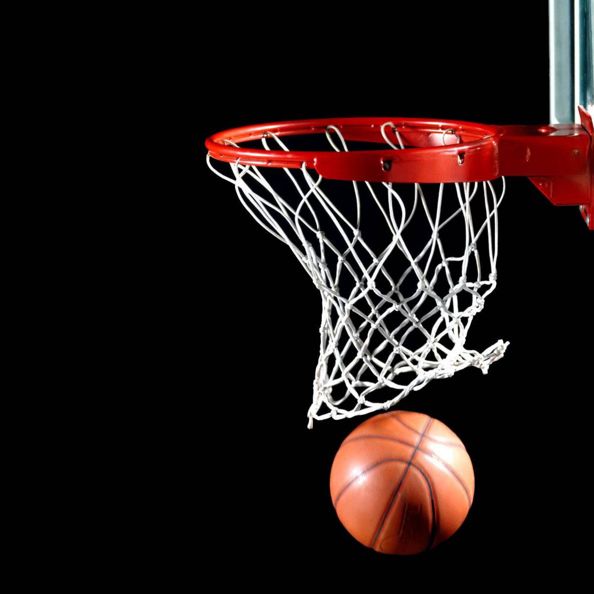 Canestro con pallone da basket, 2048x2048 alta risoluzione, Desktop