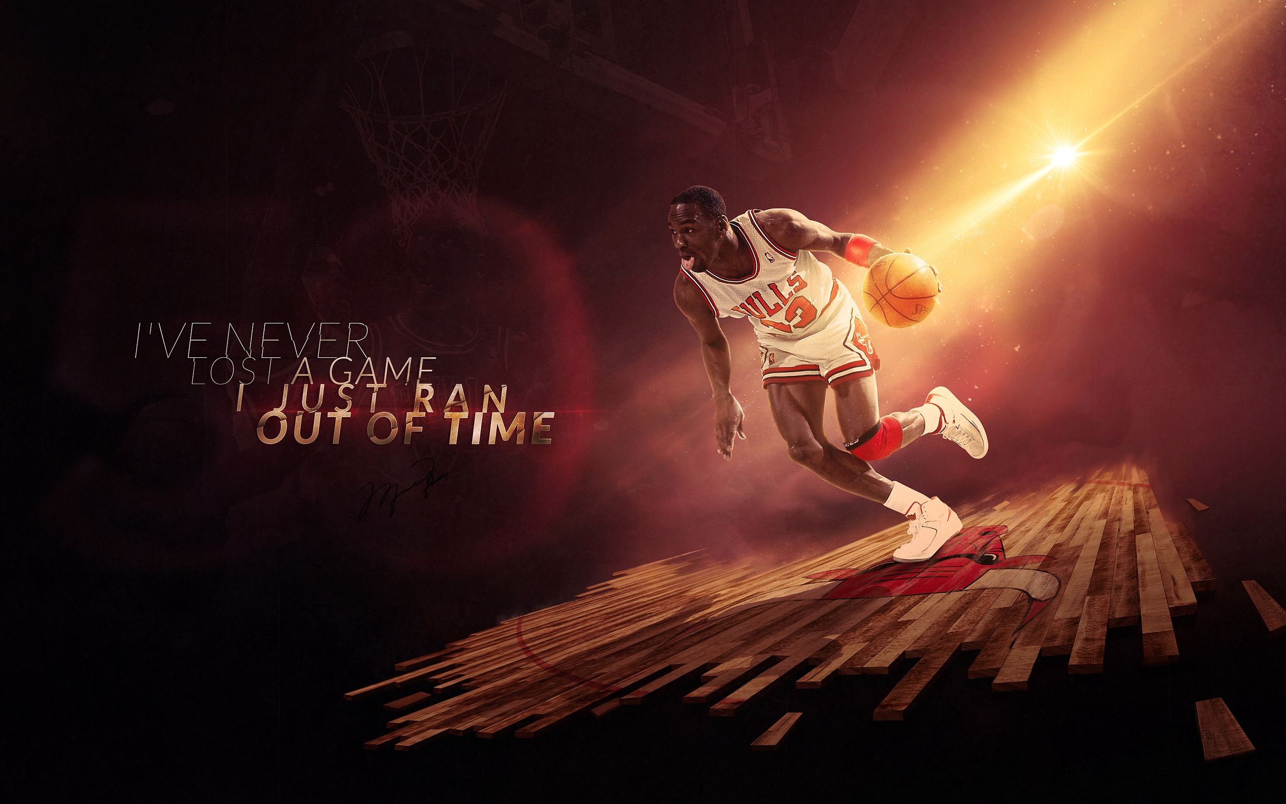Michael Jordan Chicago Bulls basket, 2560x1600 WQXGA, MacBook Pro