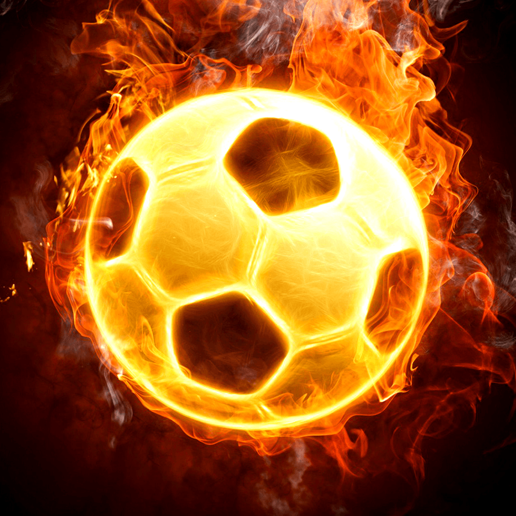pallone da calcio in fiamme, 1920x1920 Full HD+ WUXGA, PC