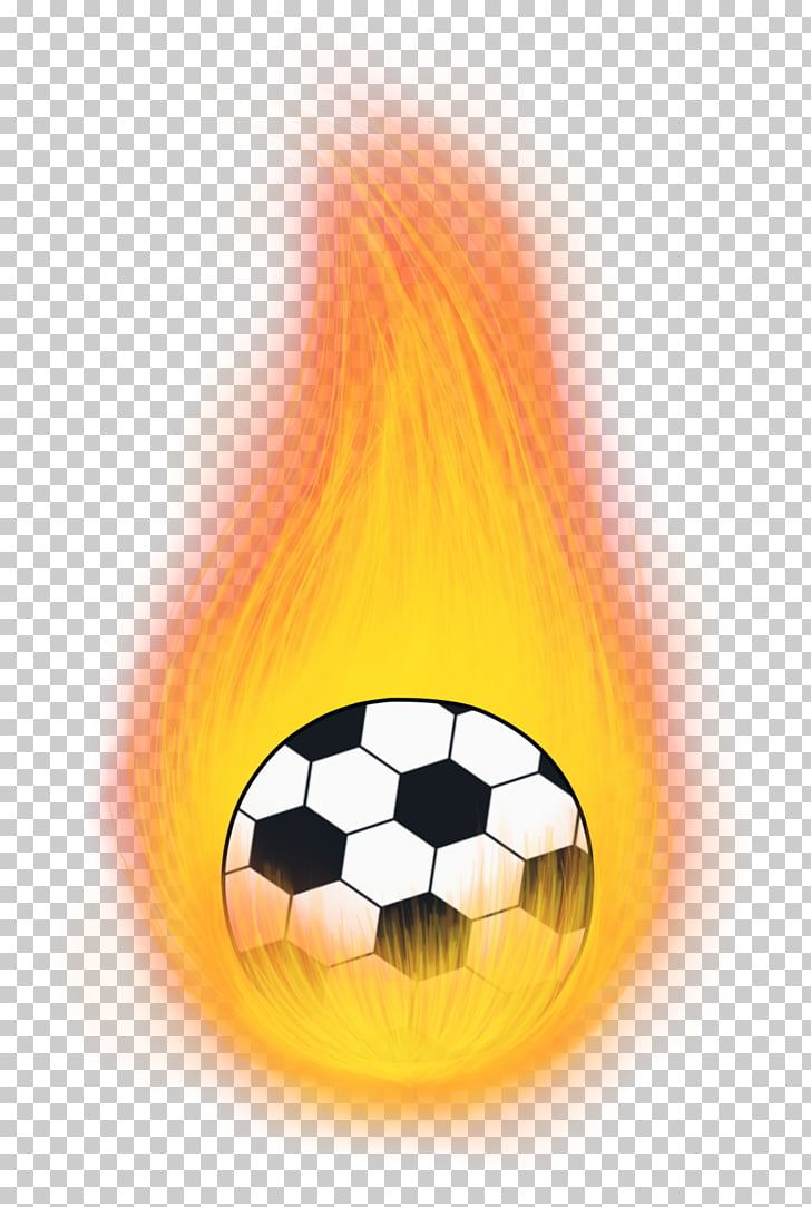 Pallone da calcio in fiamme, 1024x768 HD, Desktop