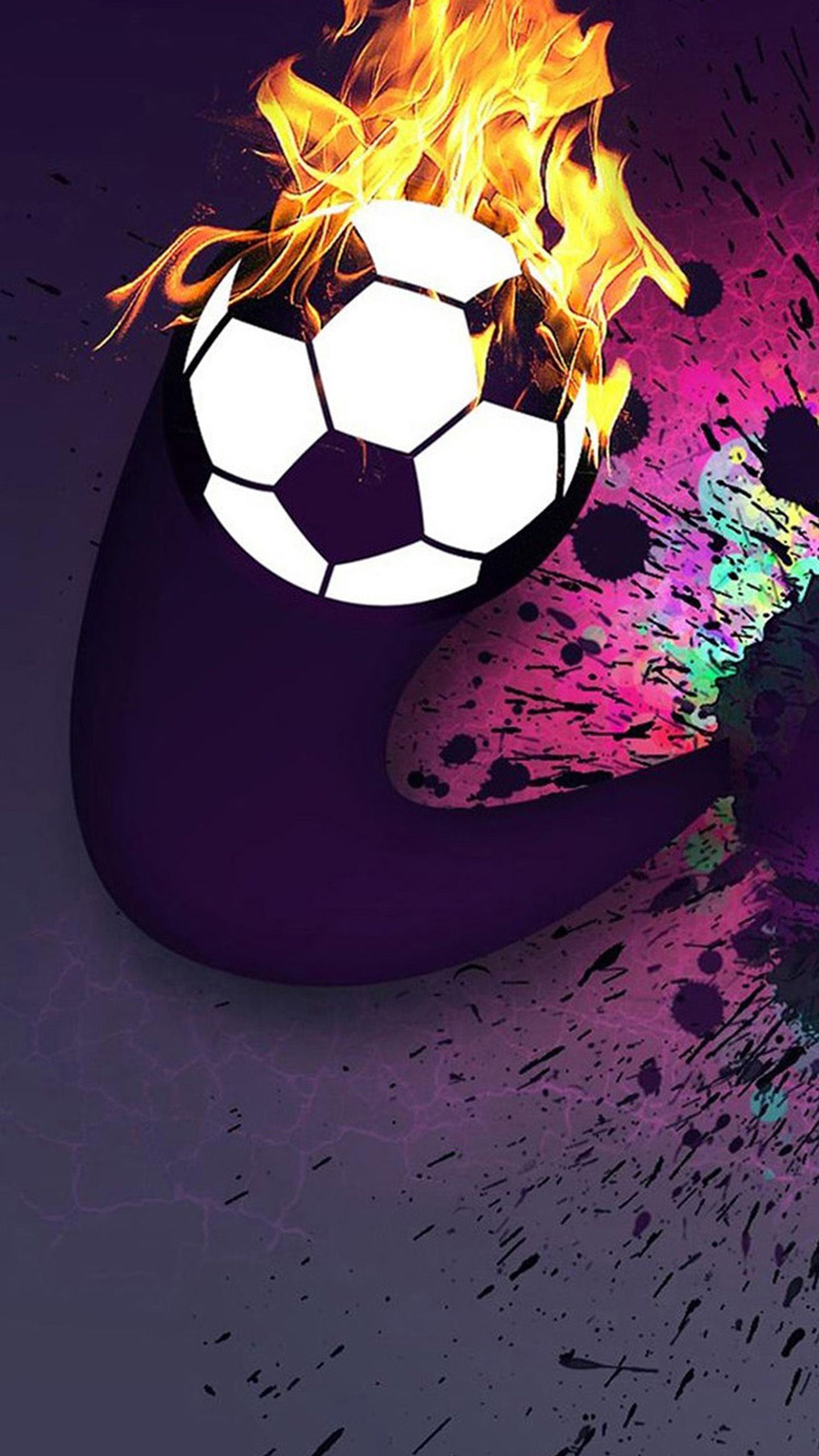 pallone da calcio in fiamme, 1332x850 720p, Laptop