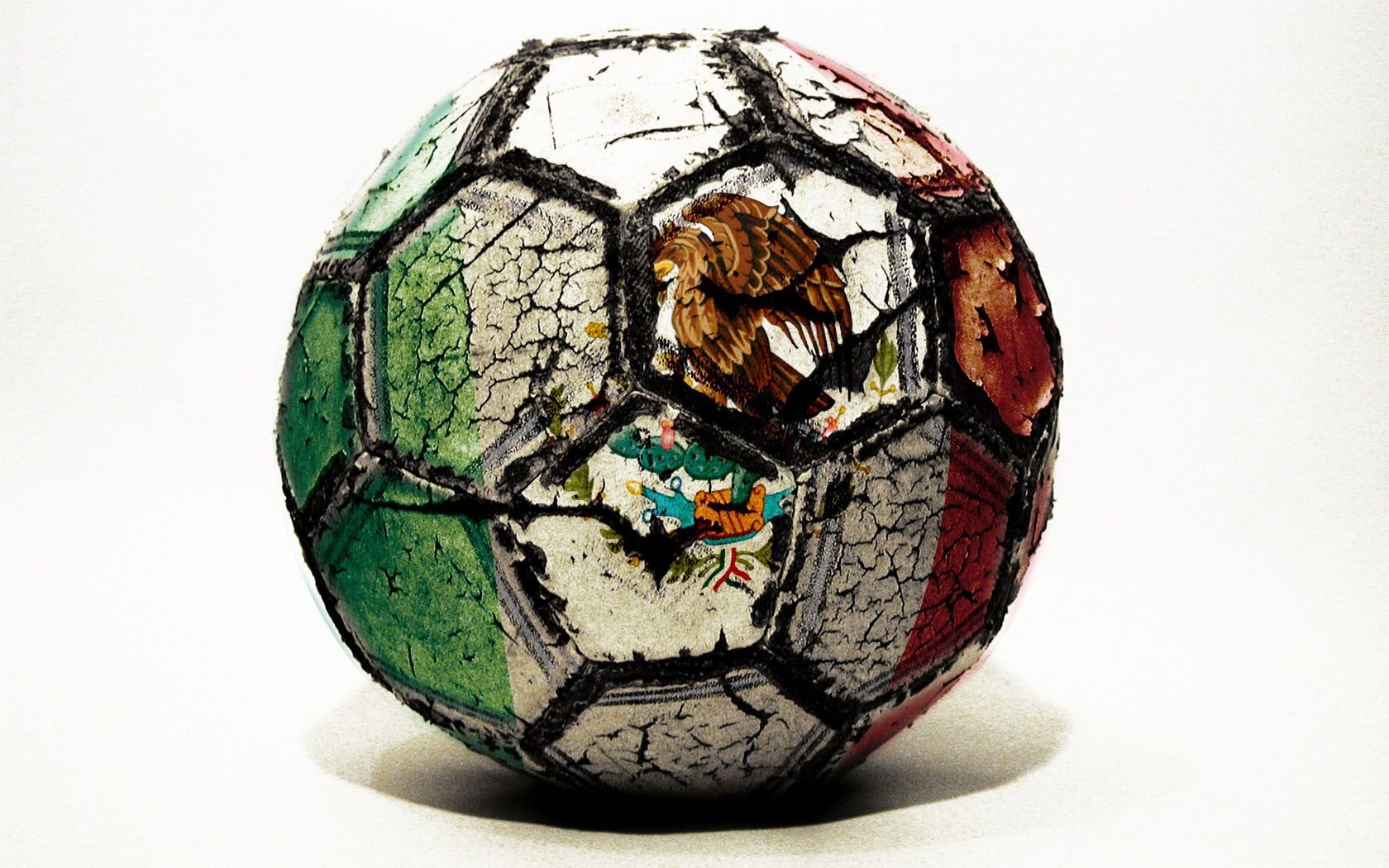 Pallone da calcio bandiera Messico, 1680x1050 HD Ready, Desktop