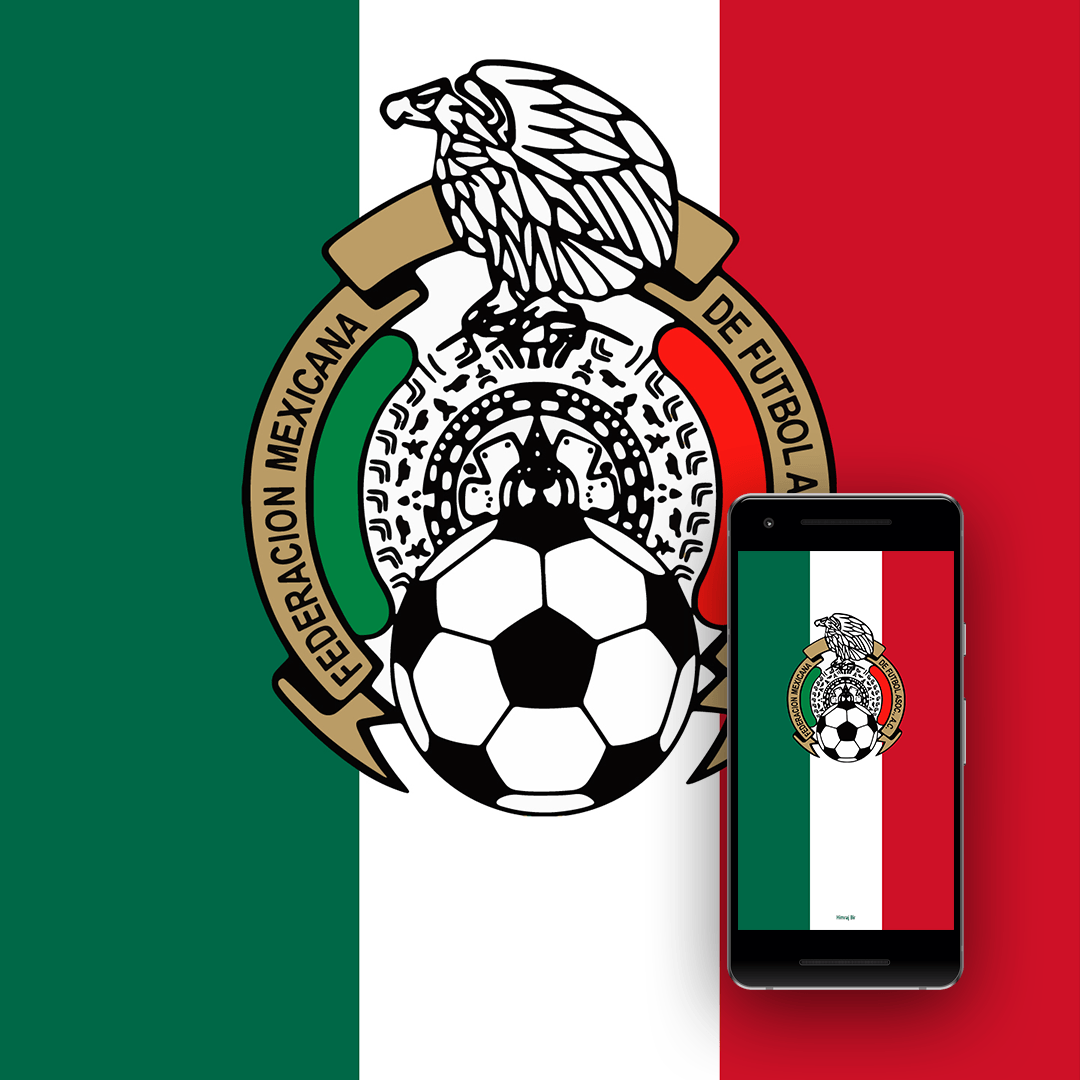 Logo federazione calcio Messico, 1080x1080 HD, Laptop