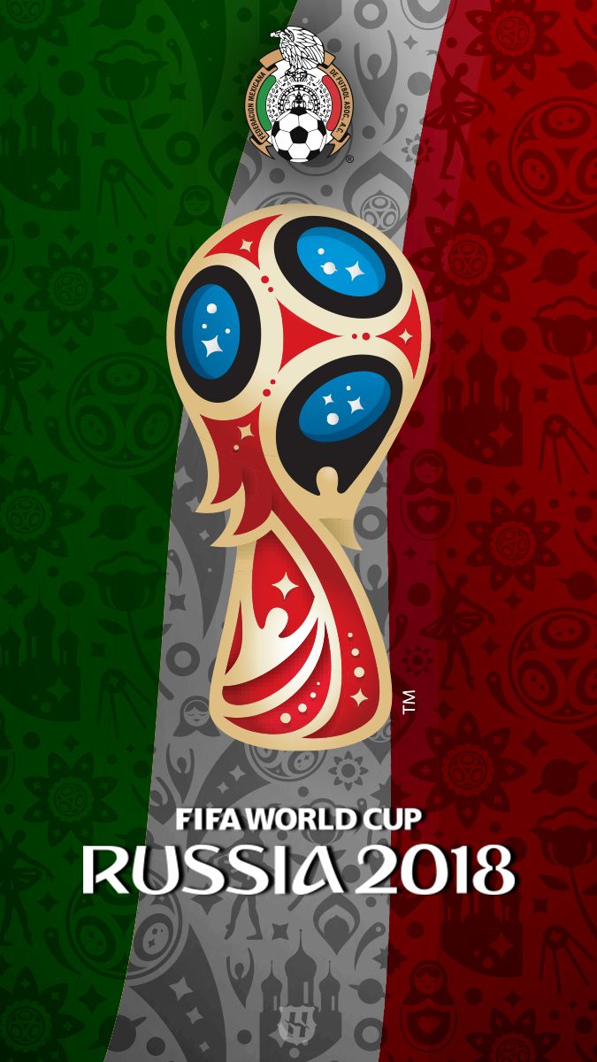 Logo FIFA World Cup Russia 2018 Messico, 675x1200 Verticale, Mobile