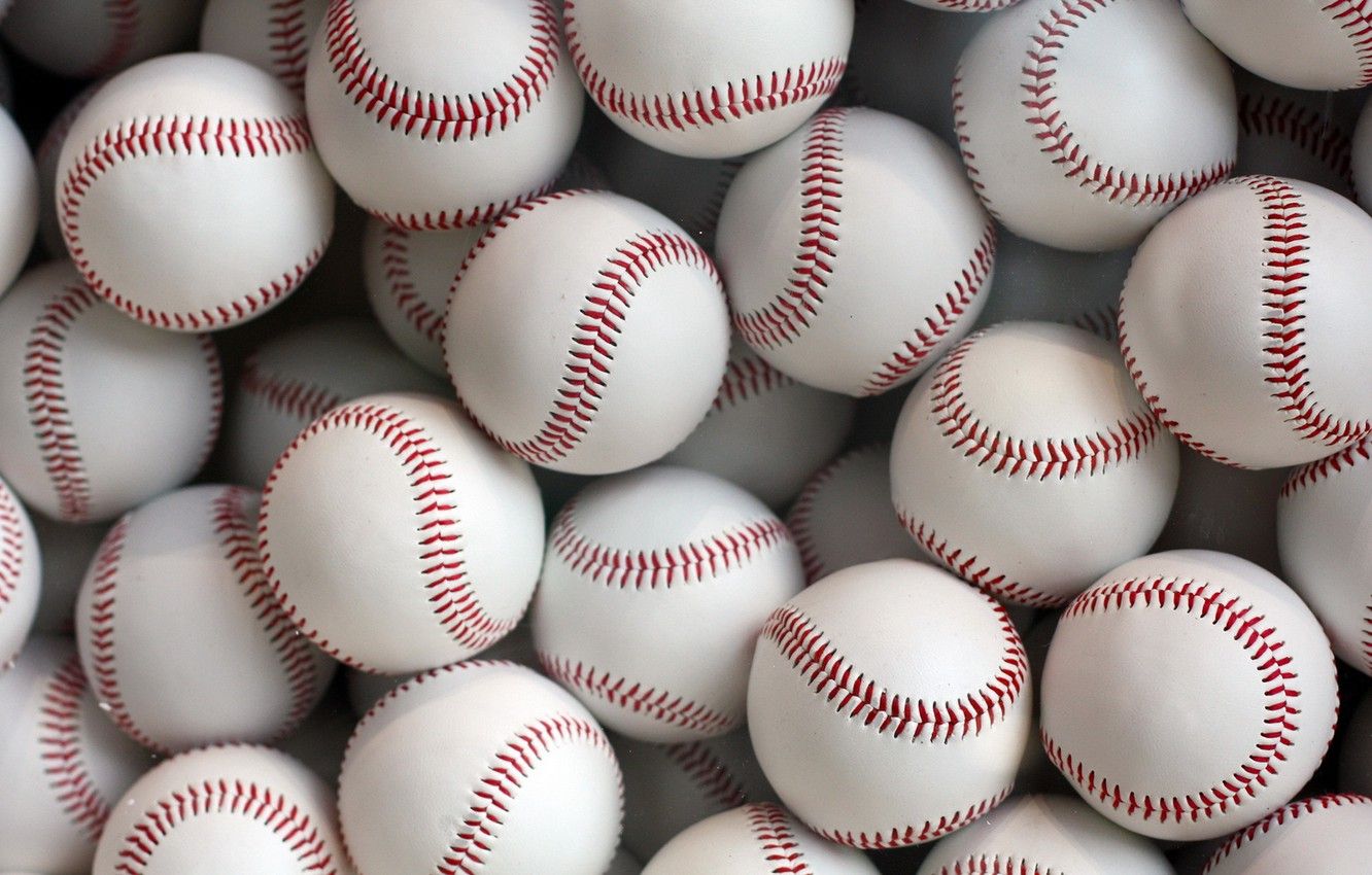 Palline da baseball bianche, 1332x850 720p, PC