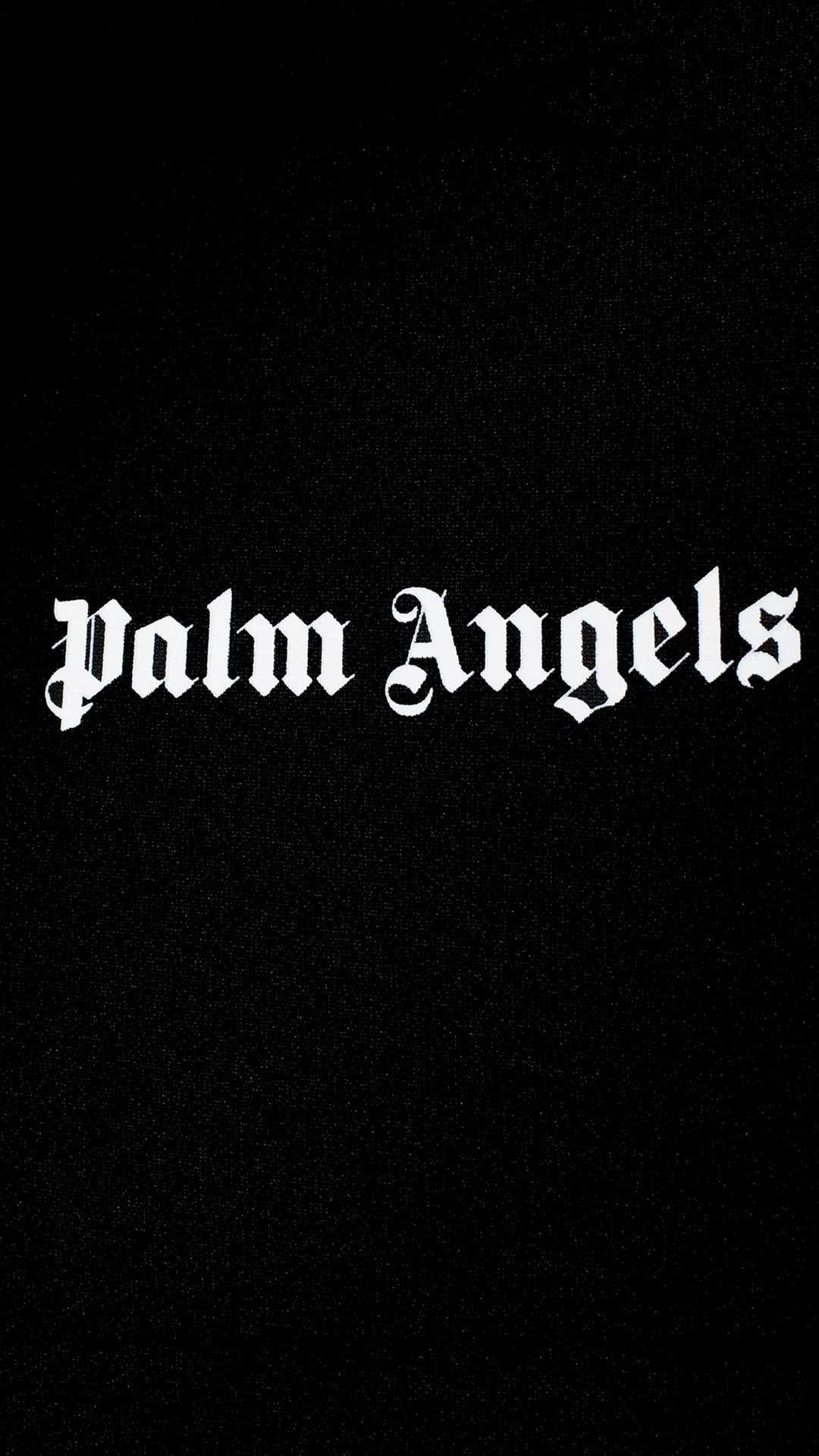 Logo Palm Angels bianco nero, 1080x1920 Verticale, Samsung Galaxy