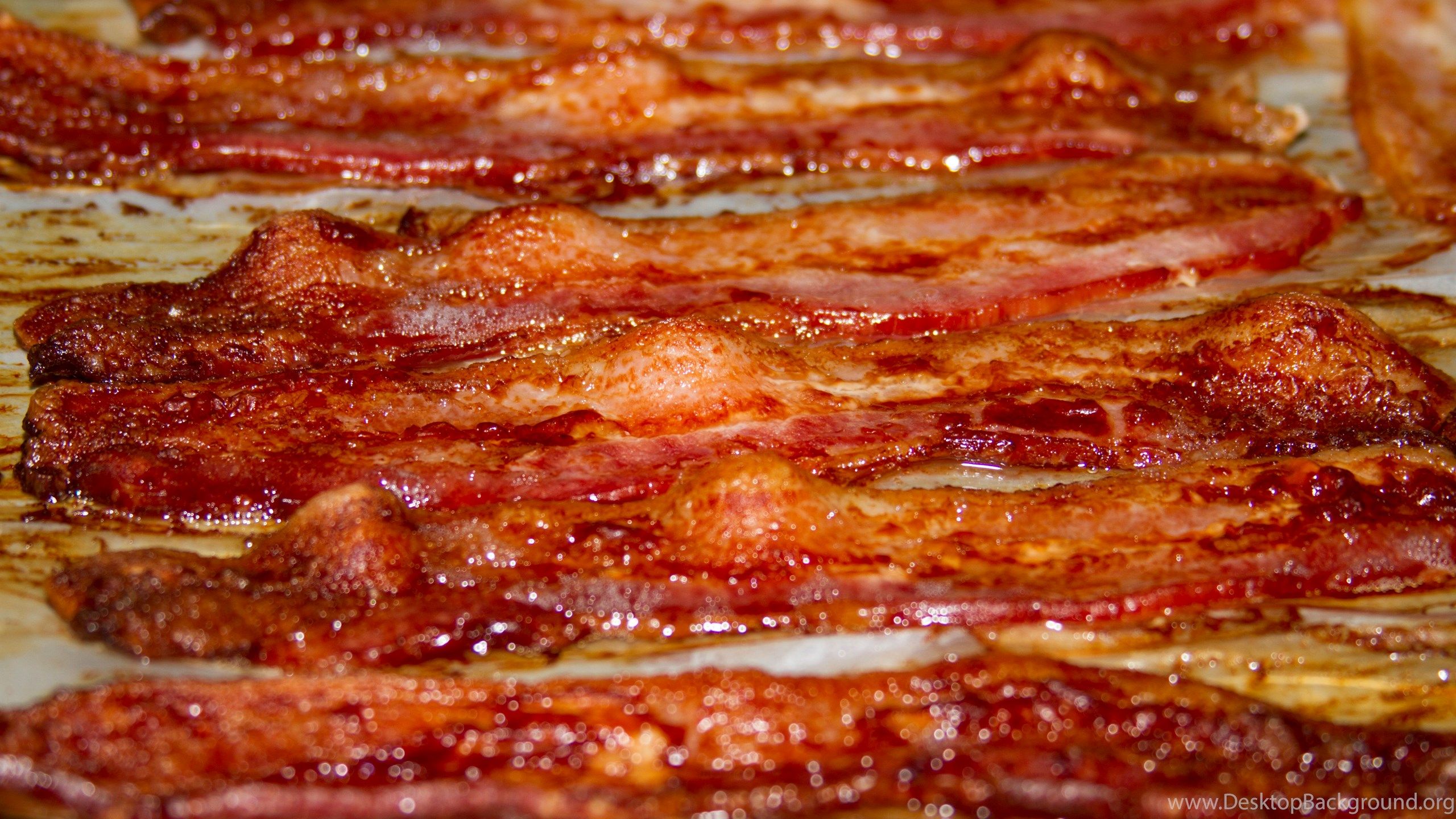 Pizza al pancetta sfondo arancione, 2880x1800 2K, Desktop