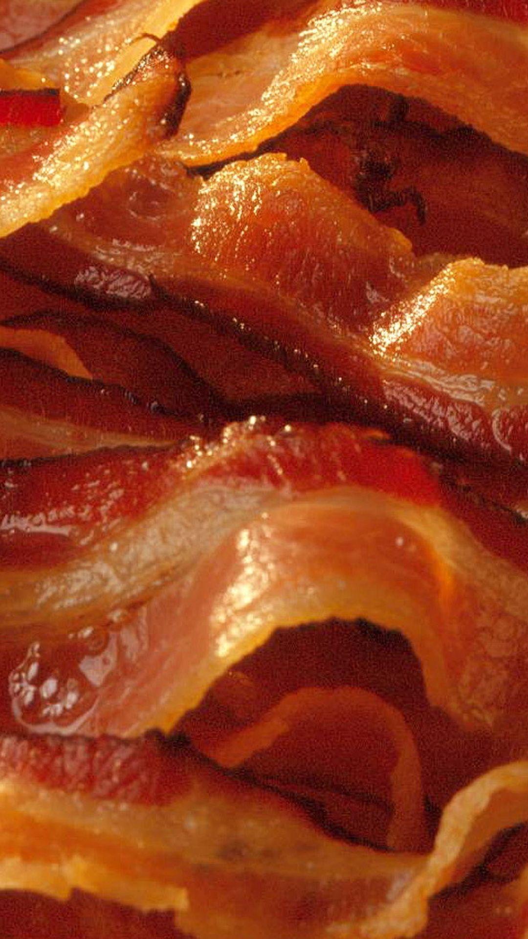 Strisce di pancetta grigliata, 1080x1920 Full HD Verticale, Smartphone
