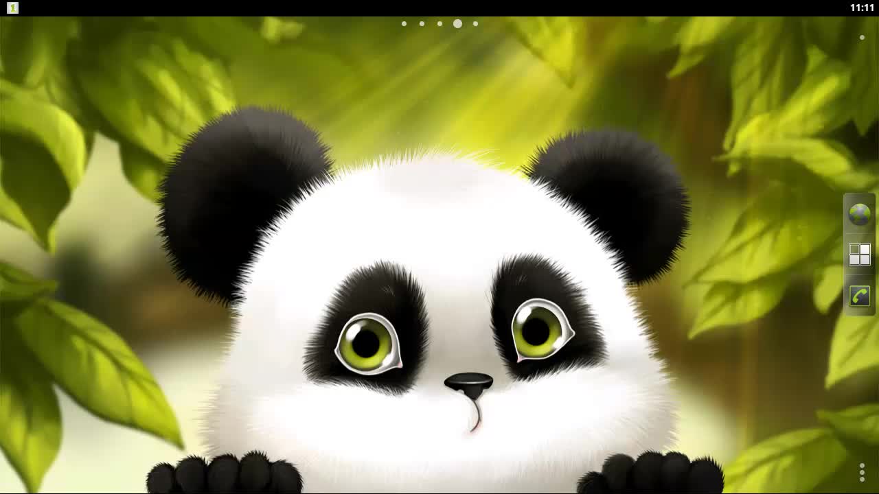 Panda anime carino blu, 1920x1080 1080p, PC Desktop