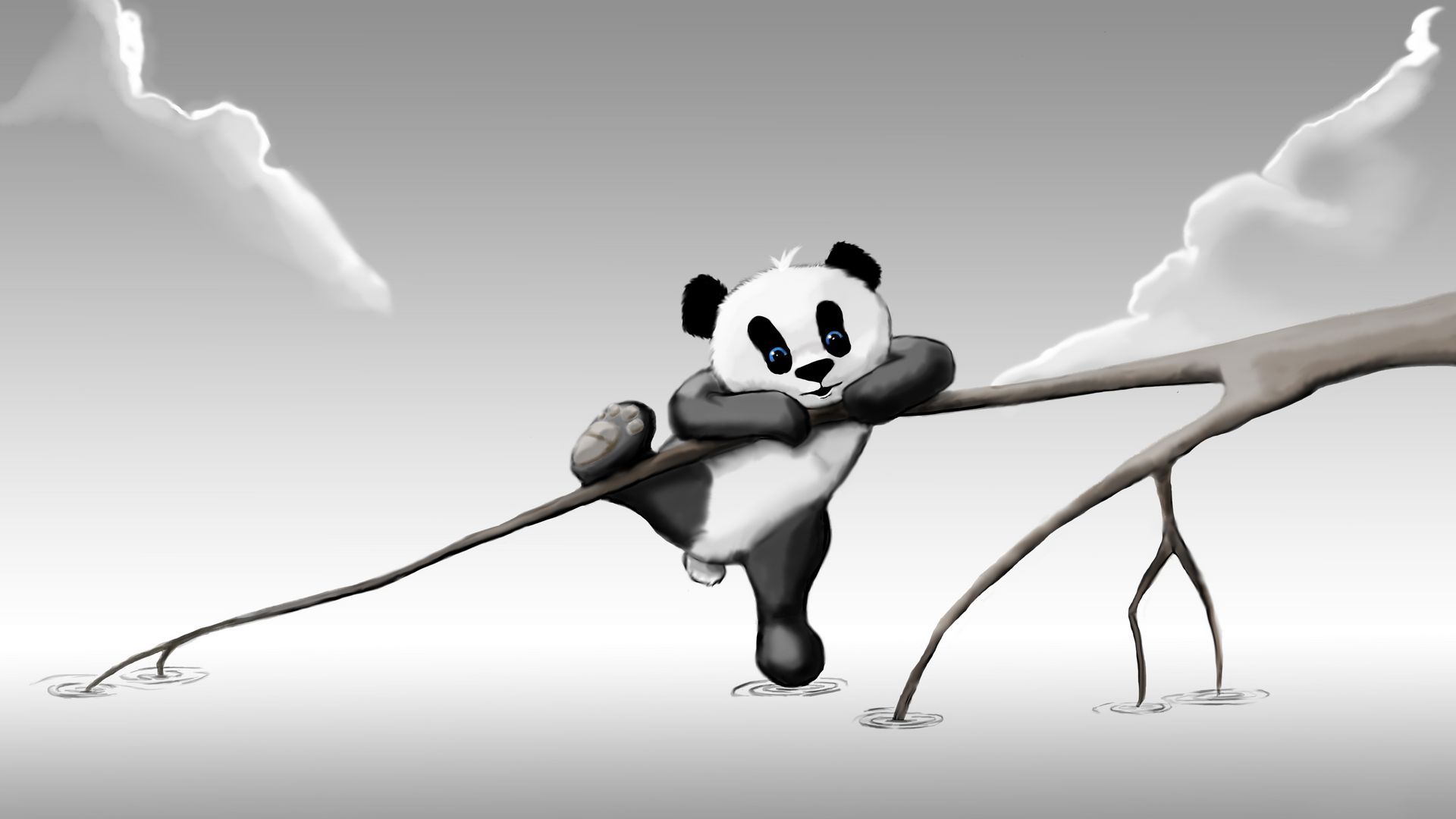 Panda anime carino verde, 900x1700 Verticale, Mobile