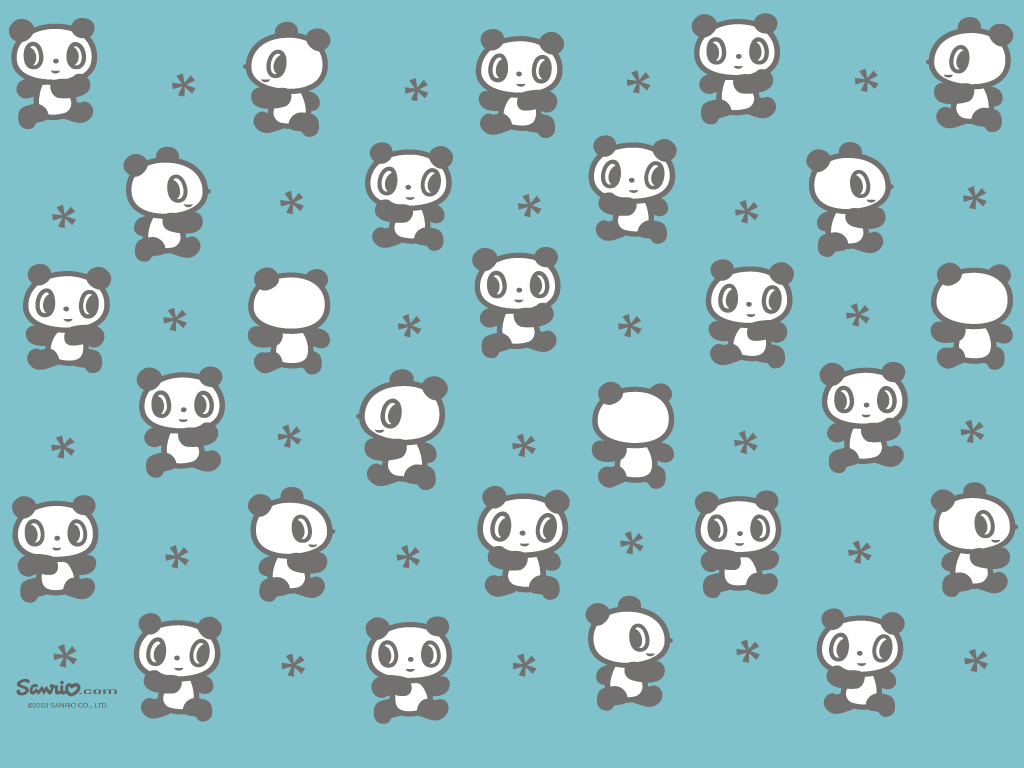 Panda kawaii con bambù, 853x1228 Verticale, Telefono