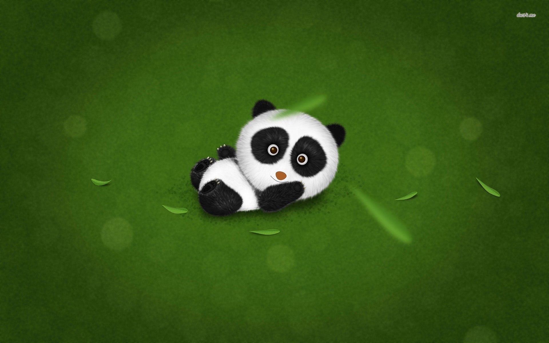 Panda bebè carino sdraiato, 1920x1200 Full HD+, Desktop