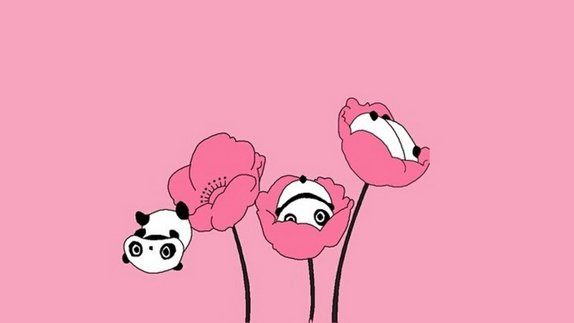 Panda giocattolo tra bambù, 1024x768 HD, PC