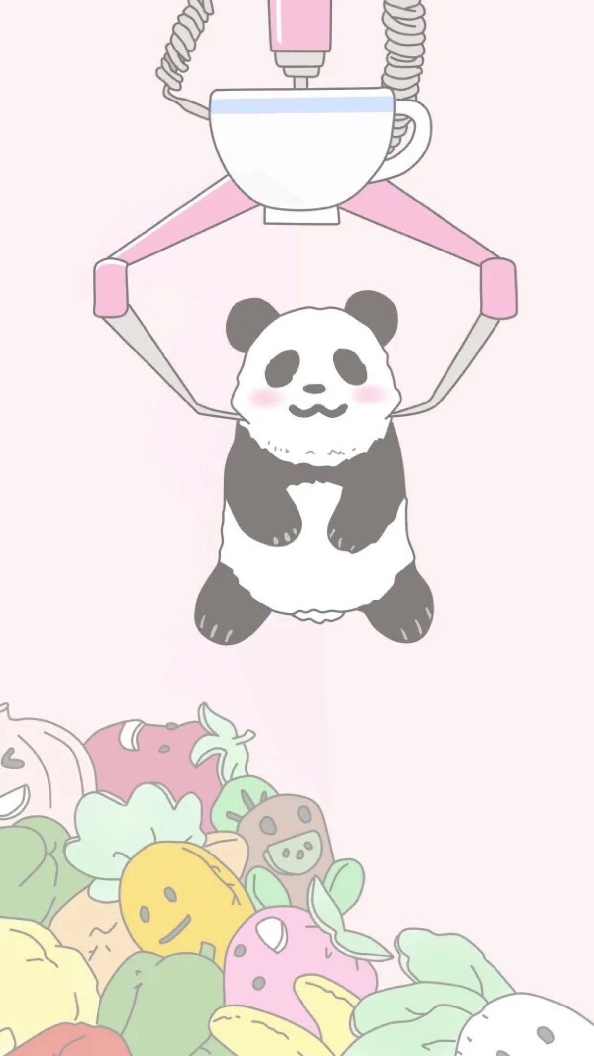 Panda anime con cuffie, 1080x1920 Verticale, Telefono
