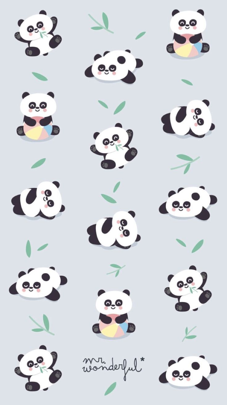 Panda kawaii cuffie musica, 750x1334 Full HD Verticale, iPhone