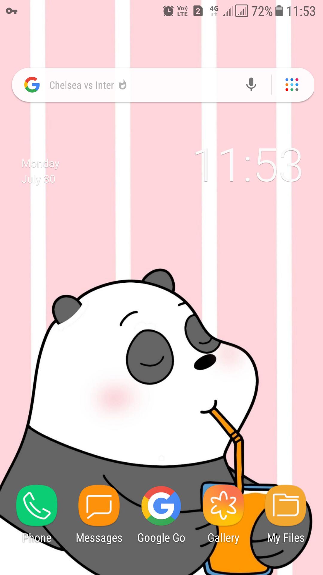 Panda kawaii viso semplice, 1680x1050 900p, Desktop
