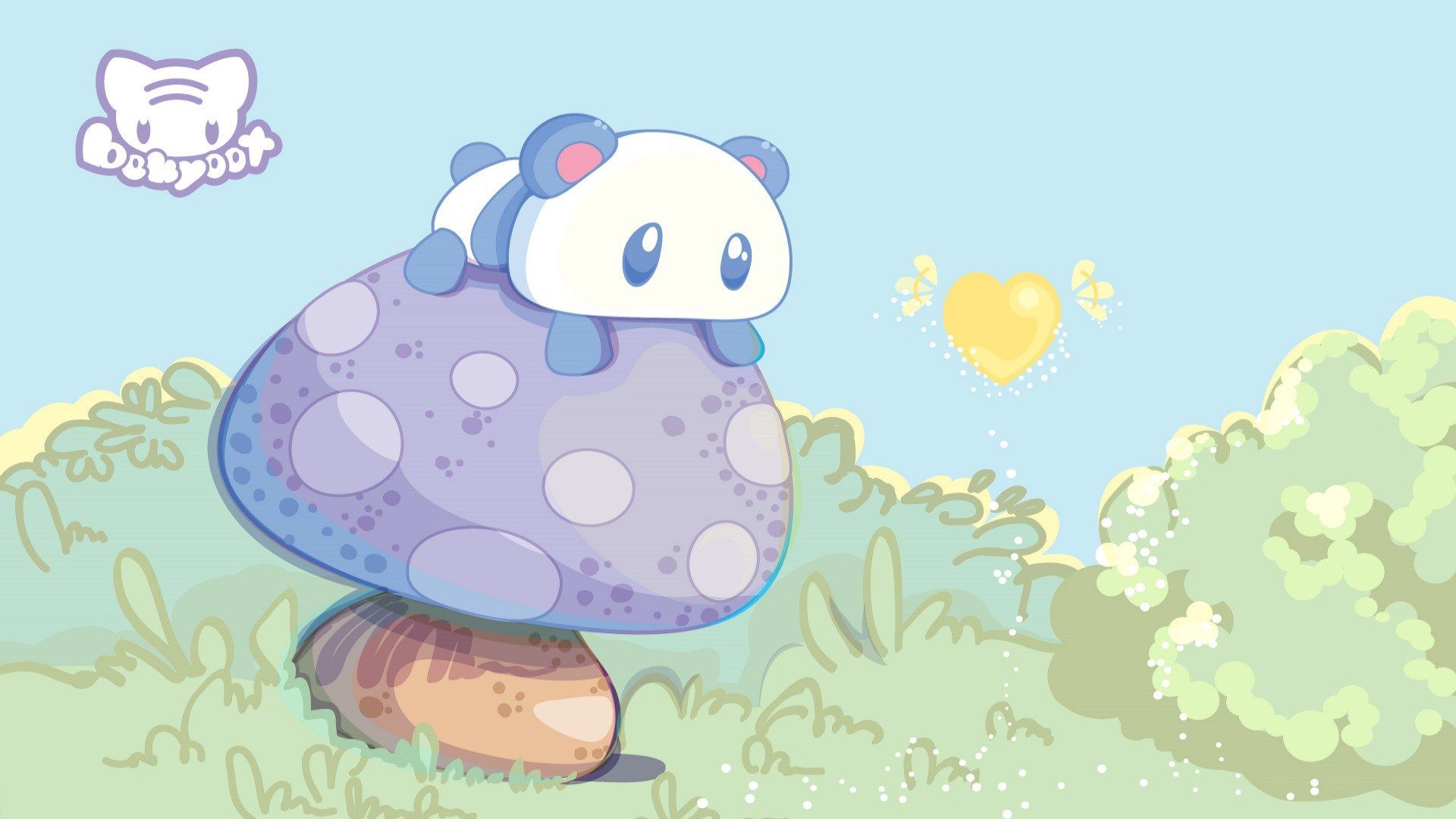 Panda Kawaii Carino, 1080x1920 Full HD Verticale, Smartphone