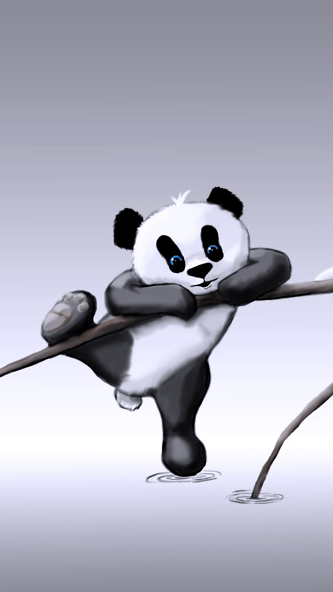 Coppia panda pesca kawaii, 1920x1080 Full HD 1080p, Laptop