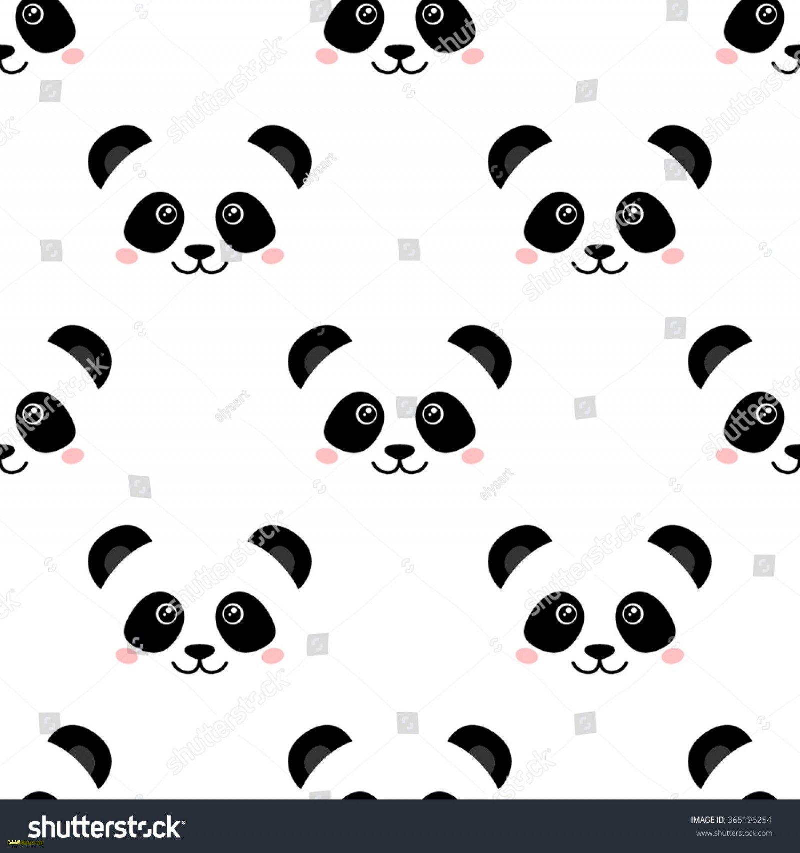 Panda kawaii bianco e nero, 1080x1920 Verticale, Telefono