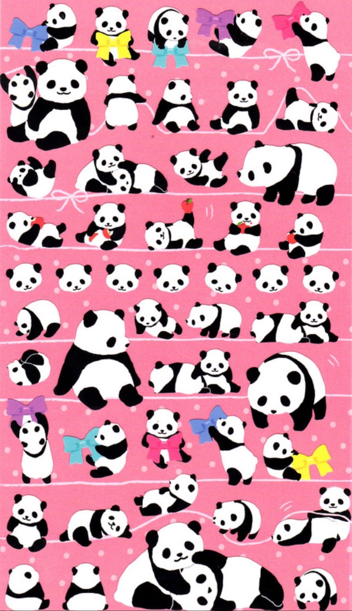 Tre panda kawaii scimmiette sagge, 1920x1080 1080p, Desktop