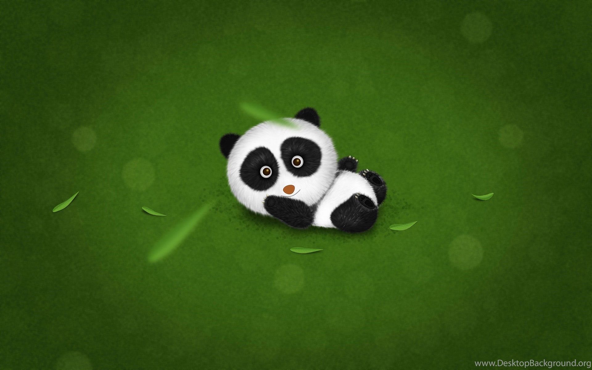 Panda cartone verde, 1920x1200 Full HD+ WUXGA, PC