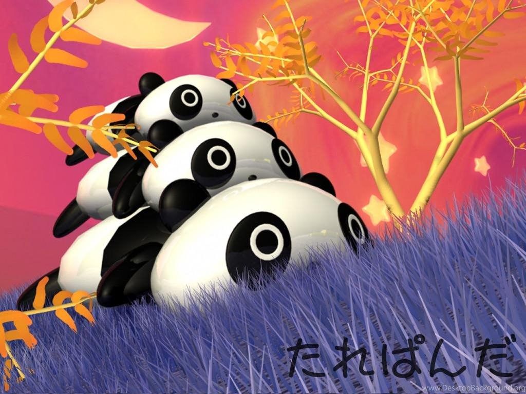 Panda impilati su collina, 1024x768 HD, Laptop
