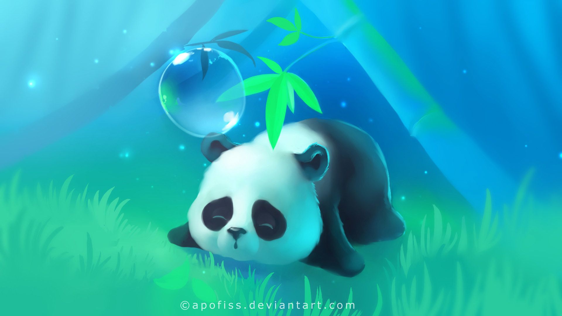 Cucciolo di panda blu, 1920x1080 1080p, Laptop