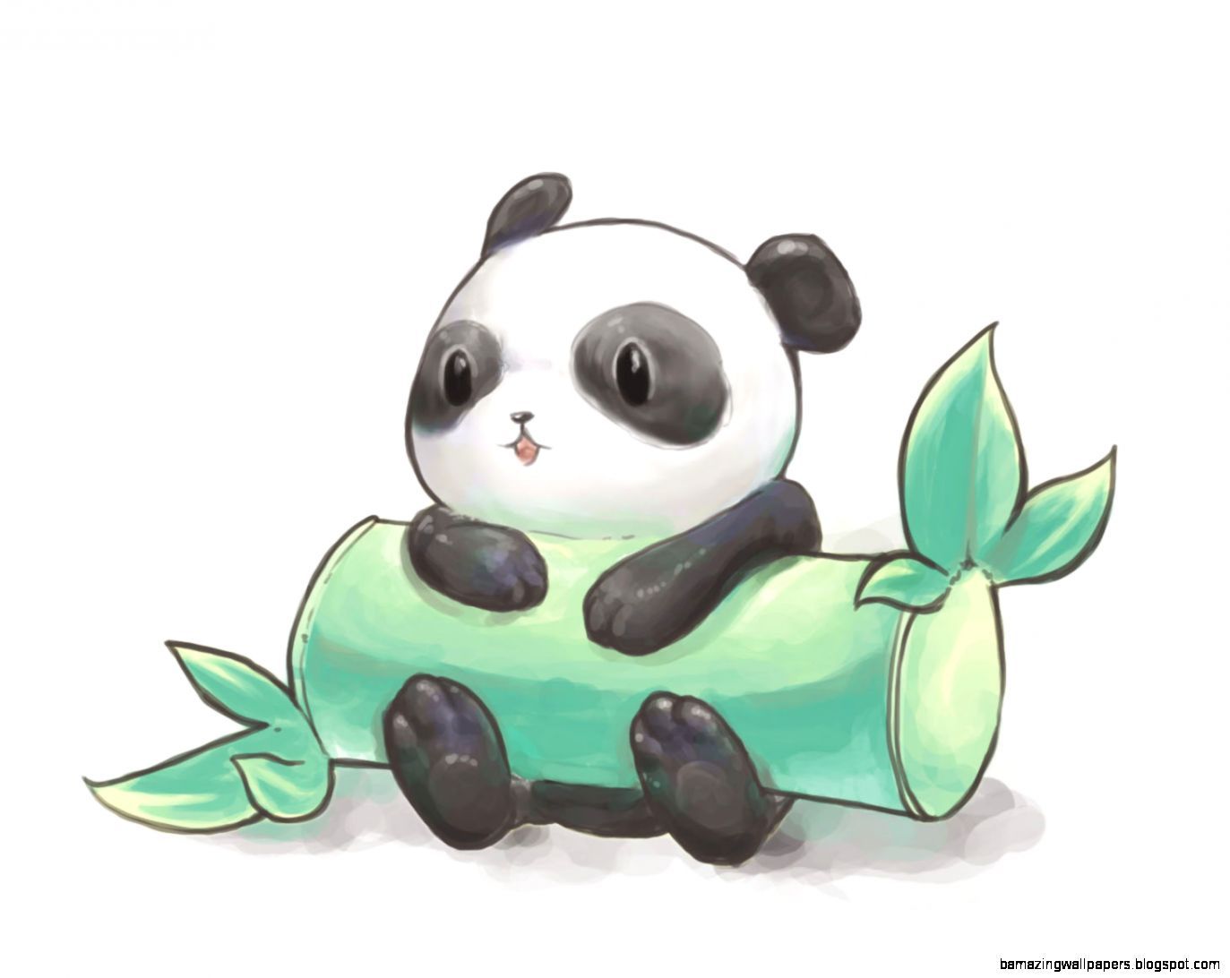 Panda cartone su bambù verde, 1373x1092 HD, ROG Asus Laptop