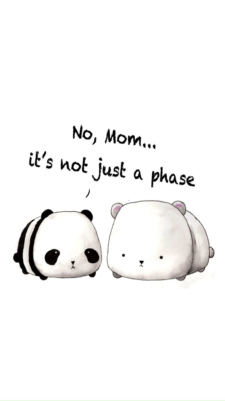 Panda kawaii che beve, 1080x1920 Full HD Verticale, Samsung Galaxy