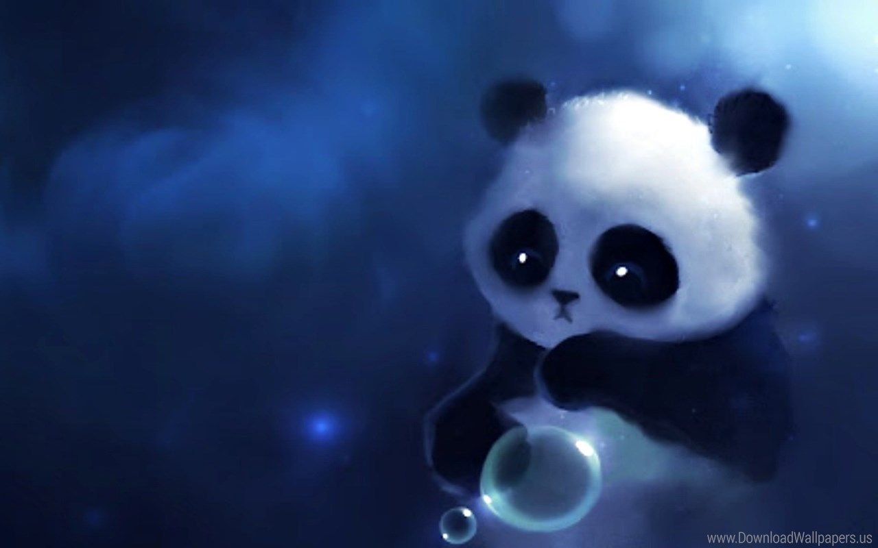 Cucciolo panda con bolla, 1280x800 HD, Desktop