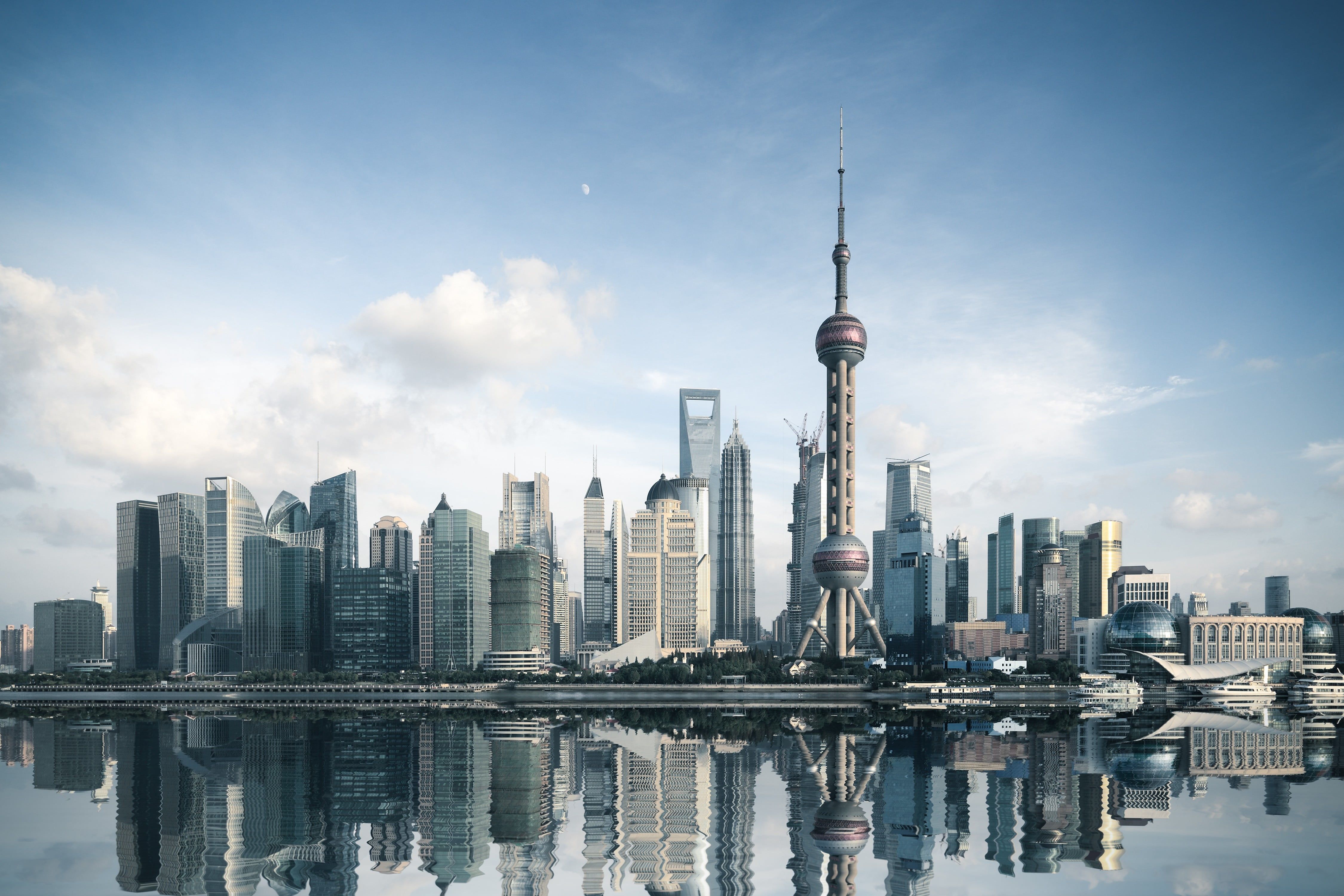 Skyline Shanghai con Oriental Pearl Tower, 4500x3000 Ultra HD, 4K TV