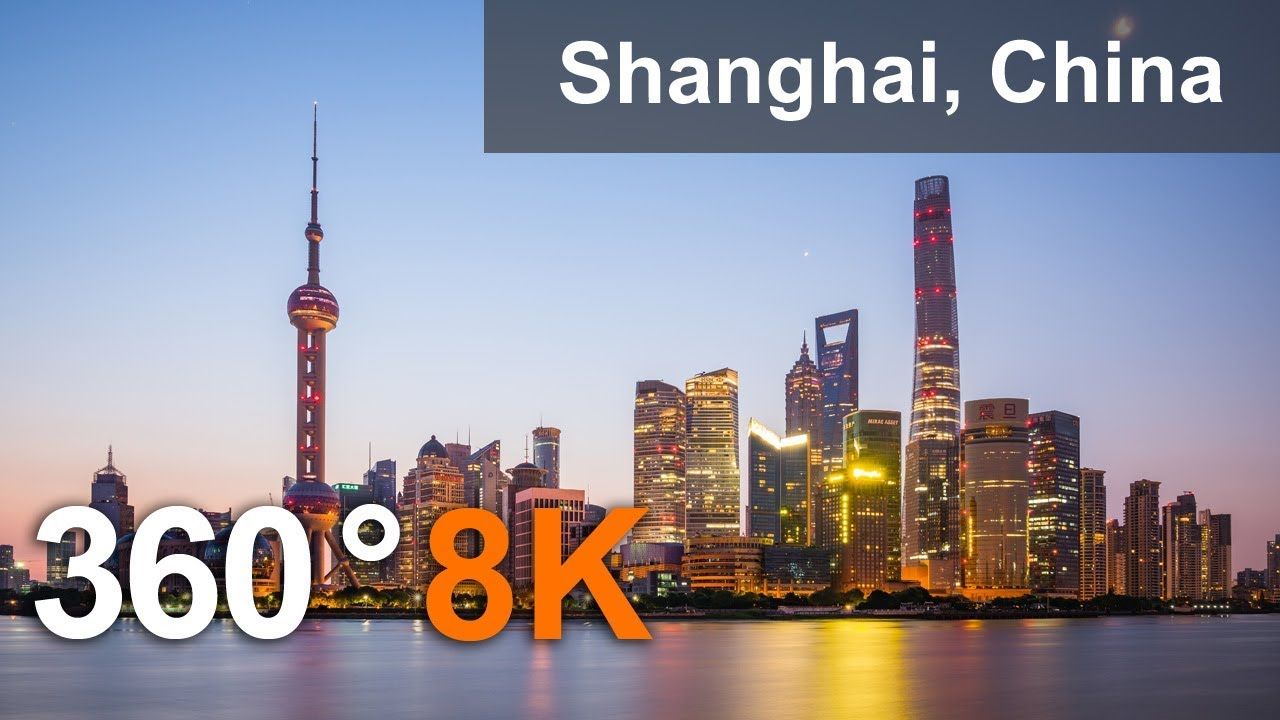 Skyline notturno di Shanghai, 1280x720 720p, Laptop