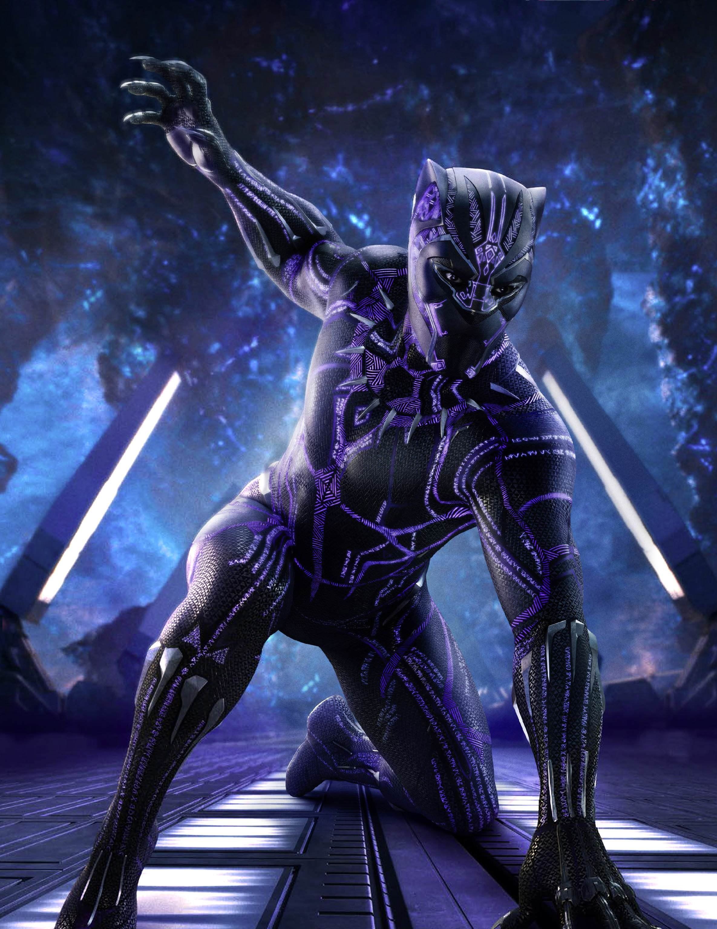 Black Panther Marvel guerriero, MCU, 2370x3072 Full HD Verticale, iPhone