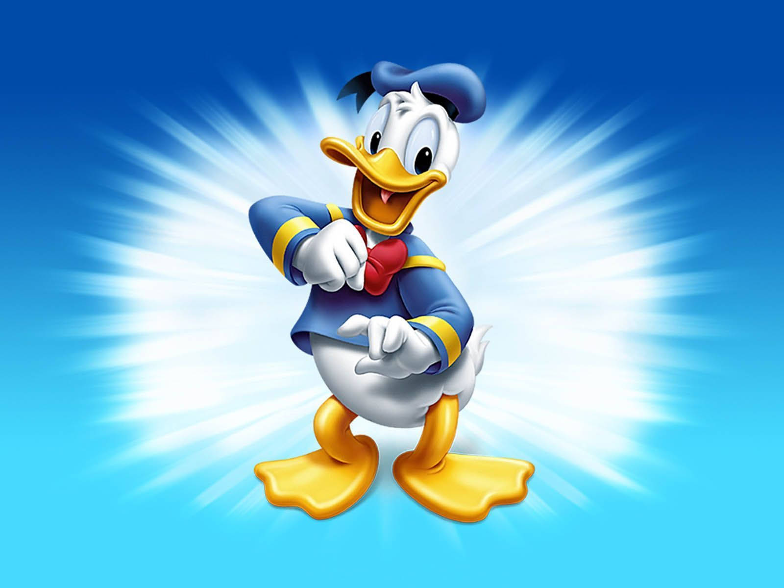 Paperino Disney sfondo blu, 1600x1200 HD Ready, Acer Nitro