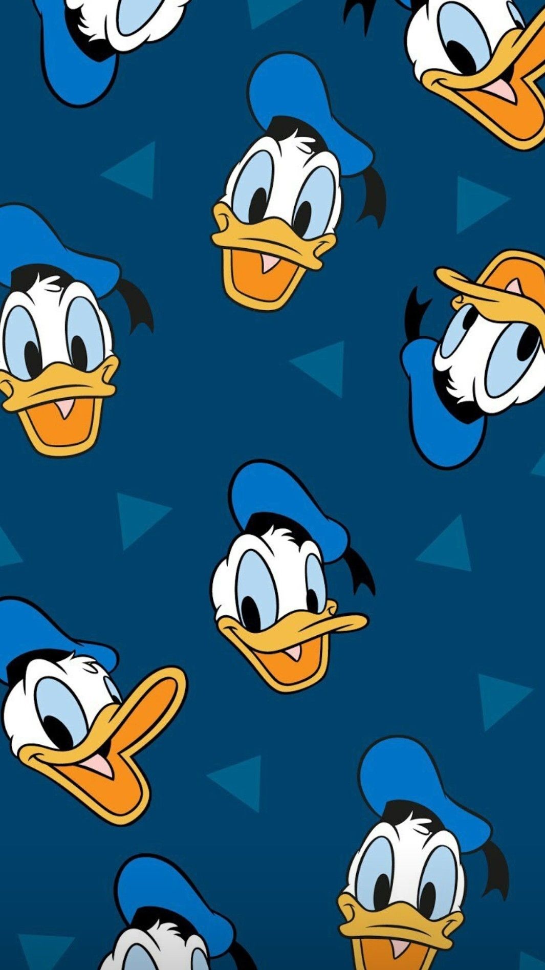 Paperino pattern sfondo blu, 1065x1895 Verticale, Telefono