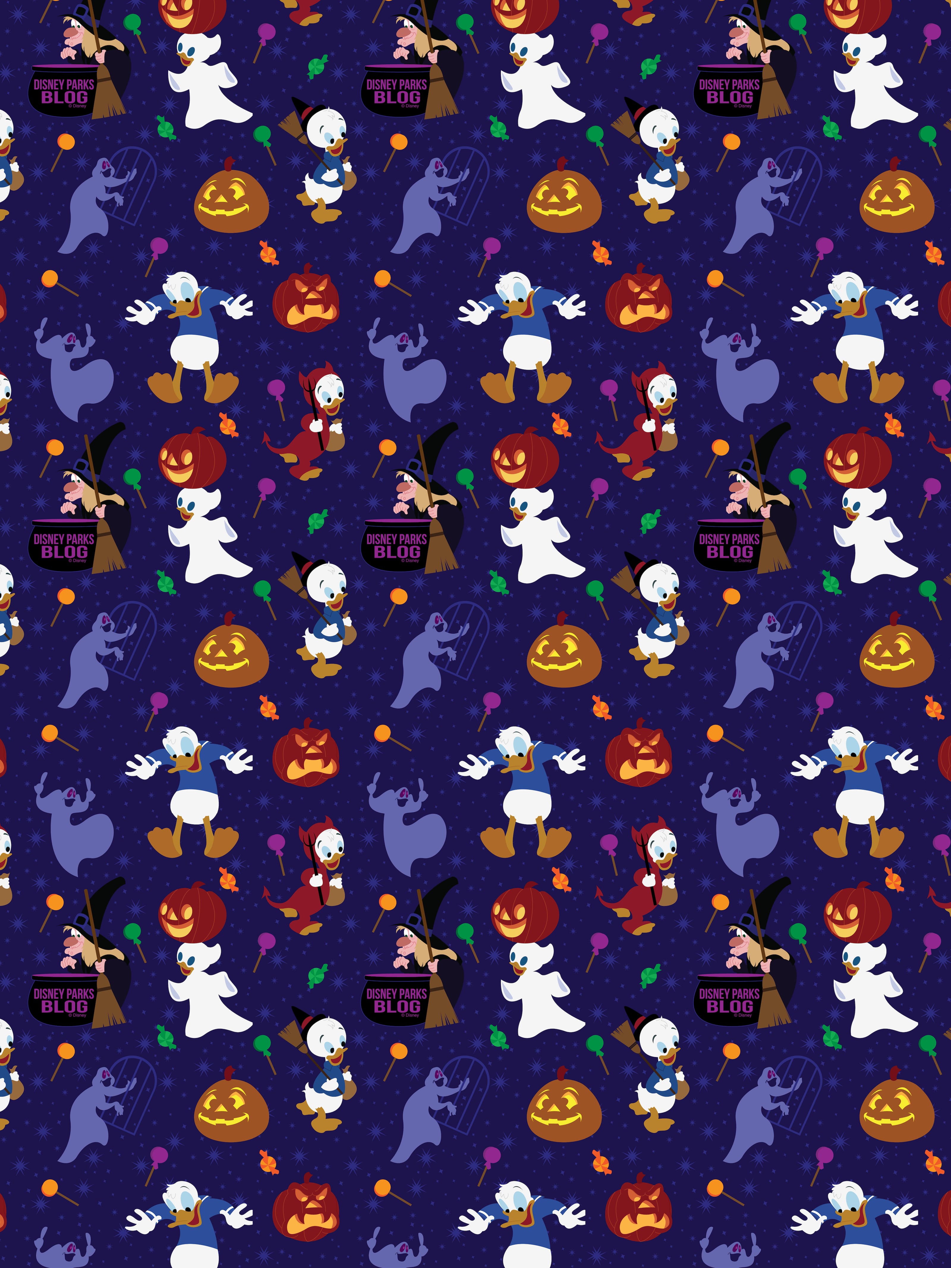 Paperino Halloween fantasmi zucche, 3200x4267 Verticale, Mobile