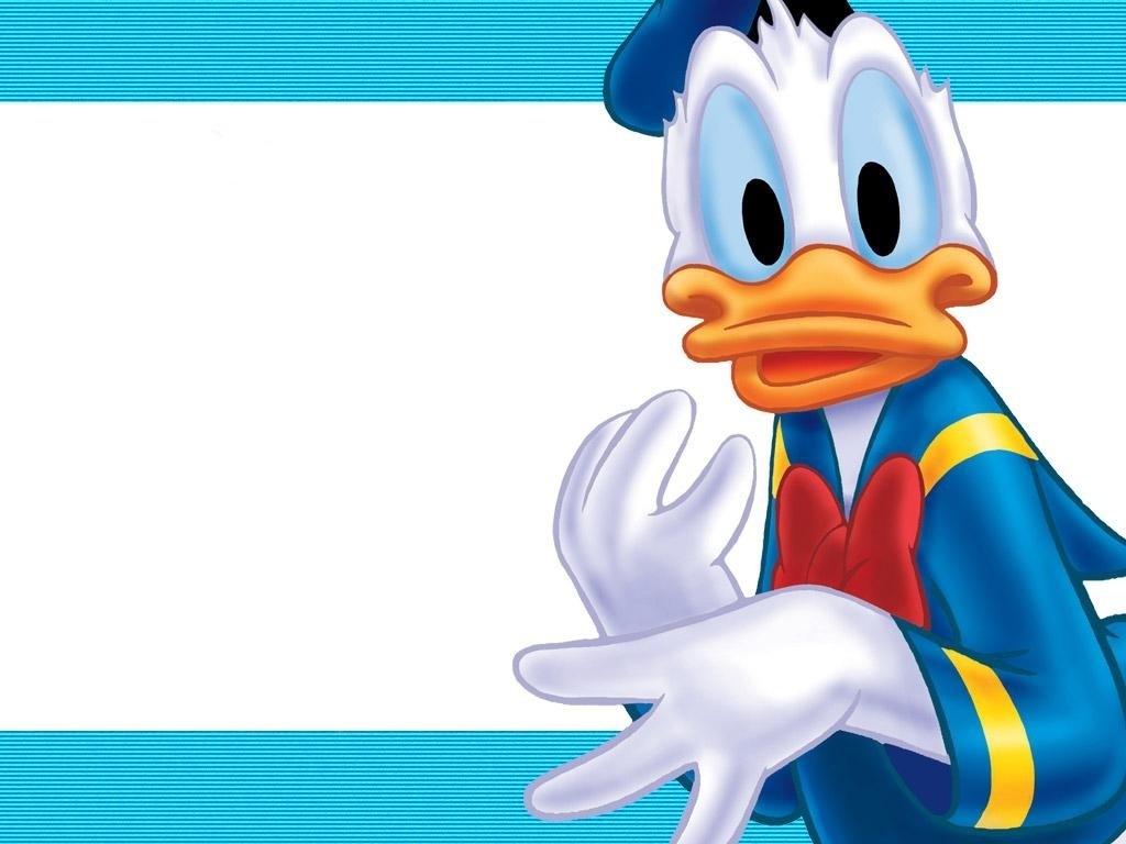 Paperino Disney sfondo azzurro, 1024x768 HD, Laptop