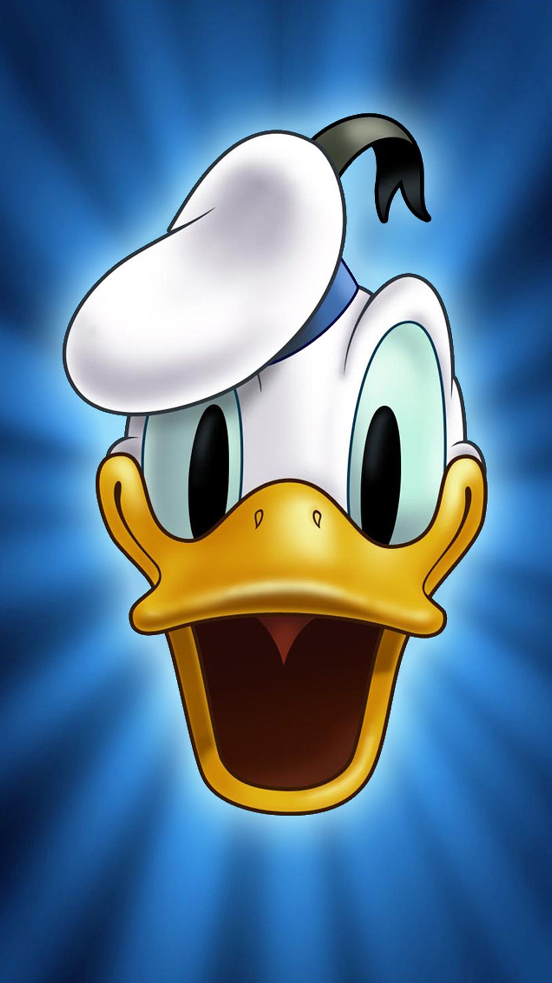 Paperino faccia cartone animato, 1080x1920 Full HD Verticale, Samsung Galaxy