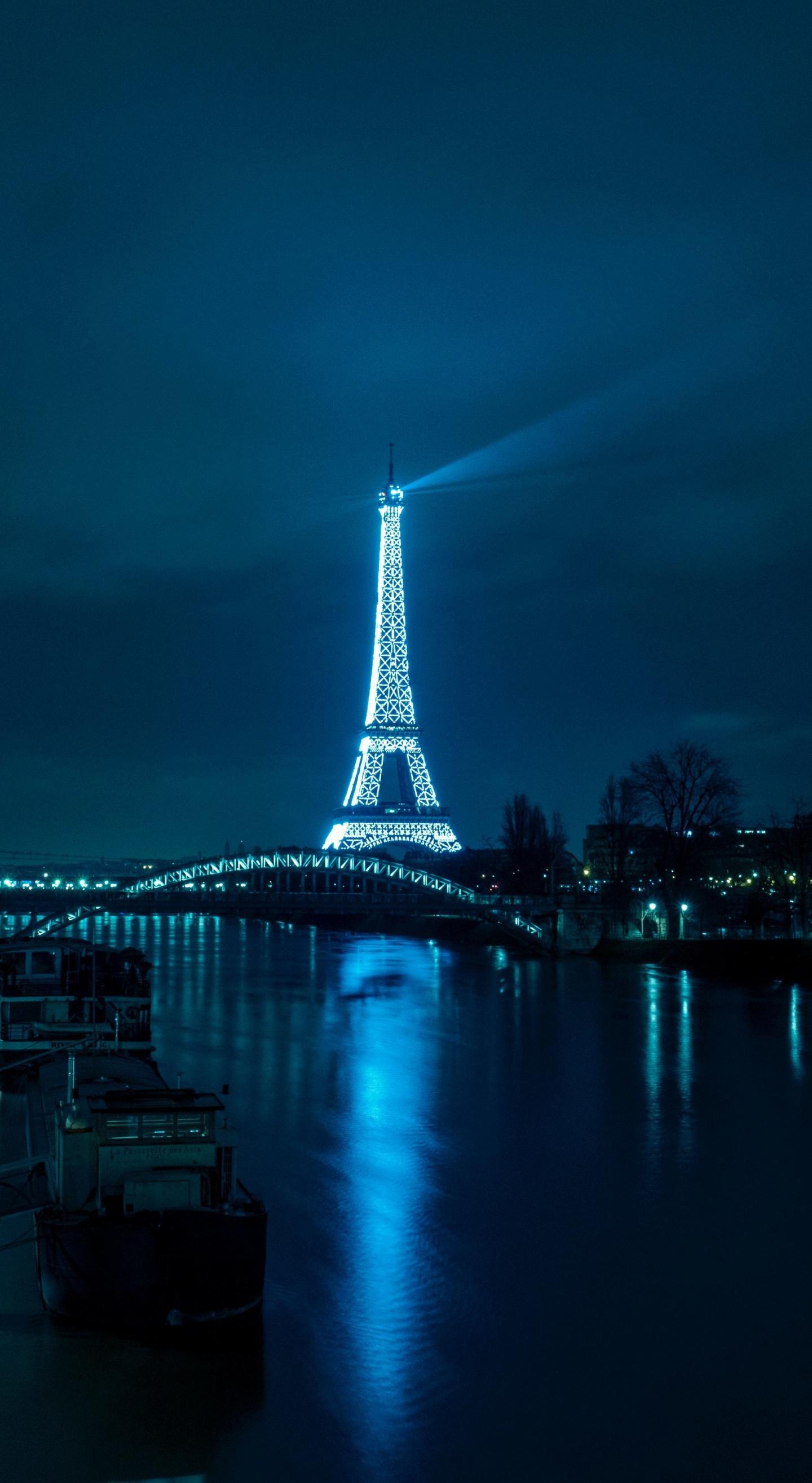 Torre Eiffel notte illuminata, 1440x2630 Full HD Verticale, Realme