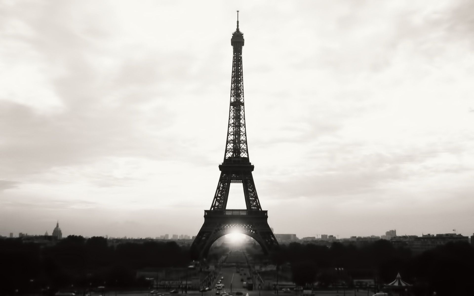 Torre Eiffel bianco e nero, 1920x1200 Full HD+, PC