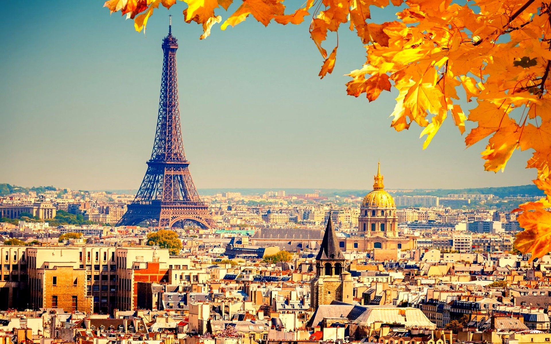 Torre Eiffel autunno Parigi, 1920x1200 Full HD+, PC Desktop