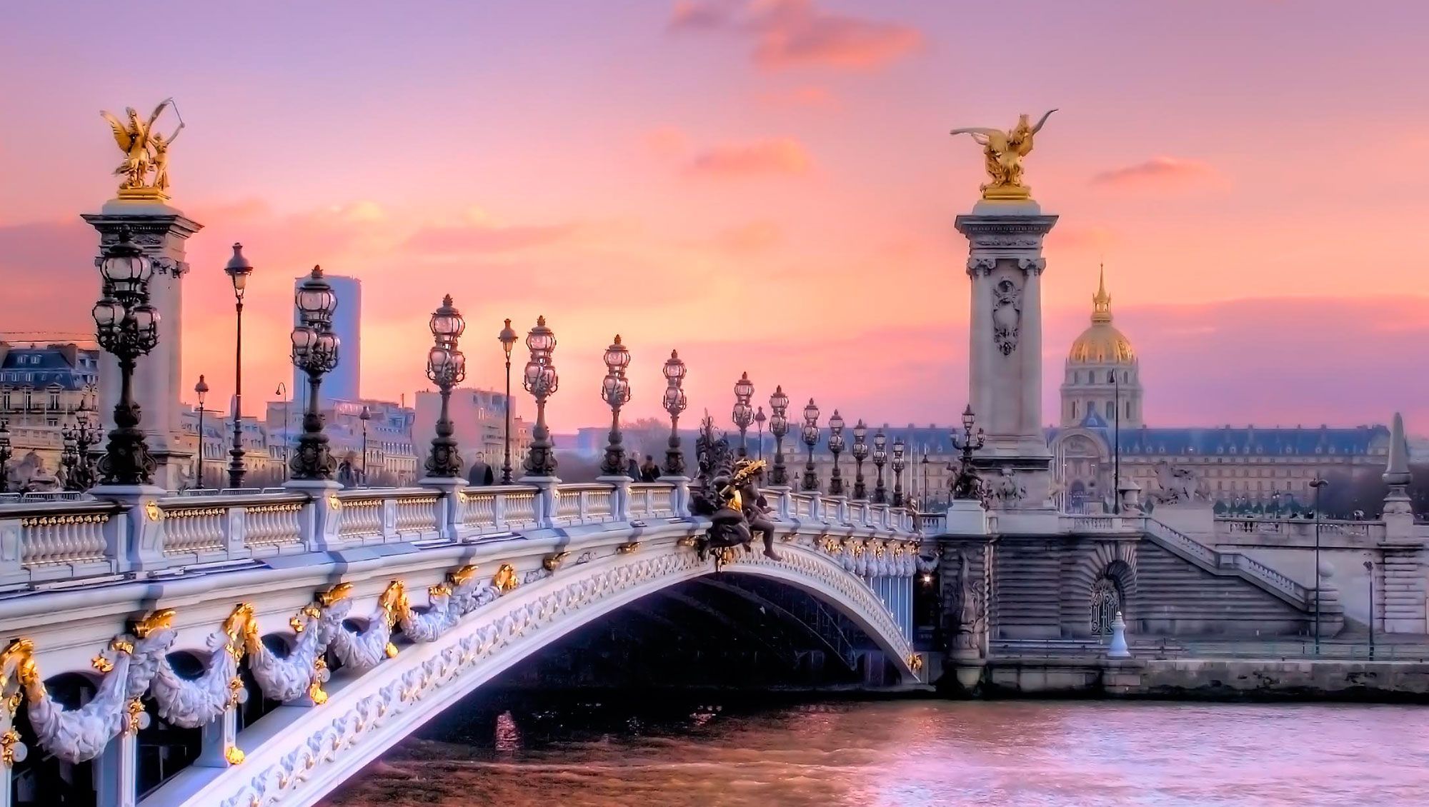 Ponte Alexandre III Parigi, 2000x1130 2K, Desktop