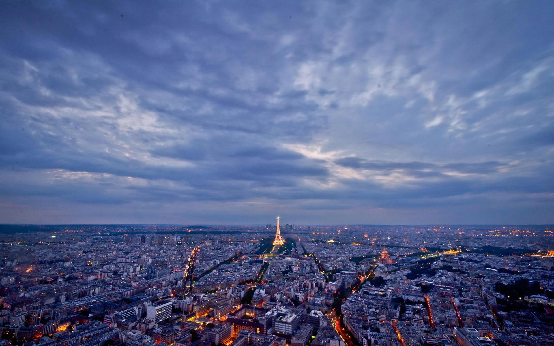 Torre Eiffel vista panoramica Parigi, 1920x1200 WUXGA, Desktop