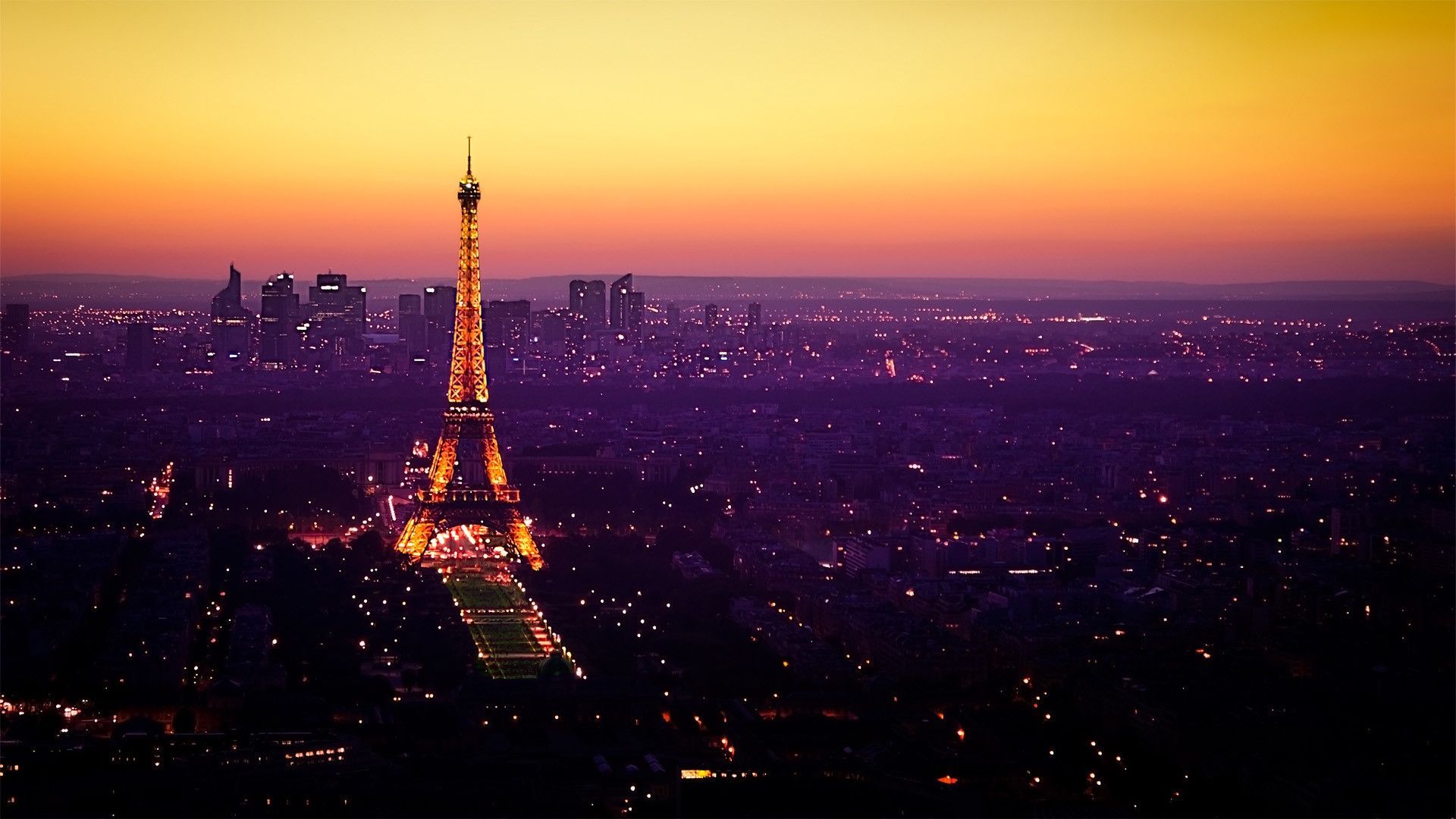 Torre Eiffel al tramonto, 1920x1080 1080p, PC