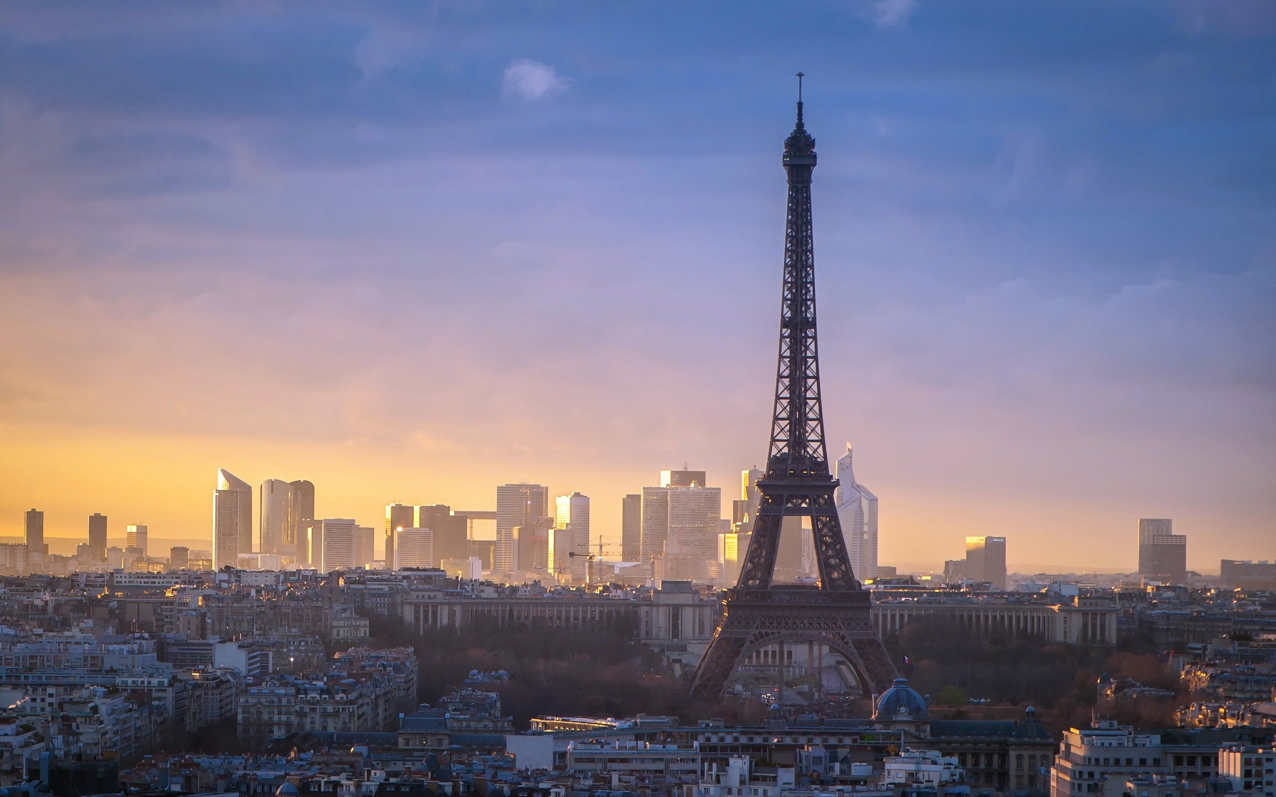 Torre Eiffel al tramonto, 2560x1600 2K, PC