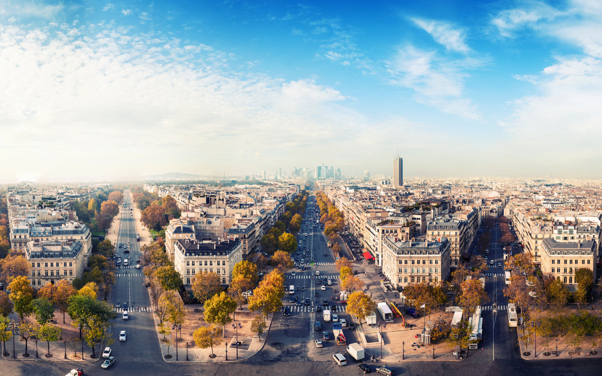 Vista aerea Parigi città, 1920x1200 WUXGA, Monitor Gaming