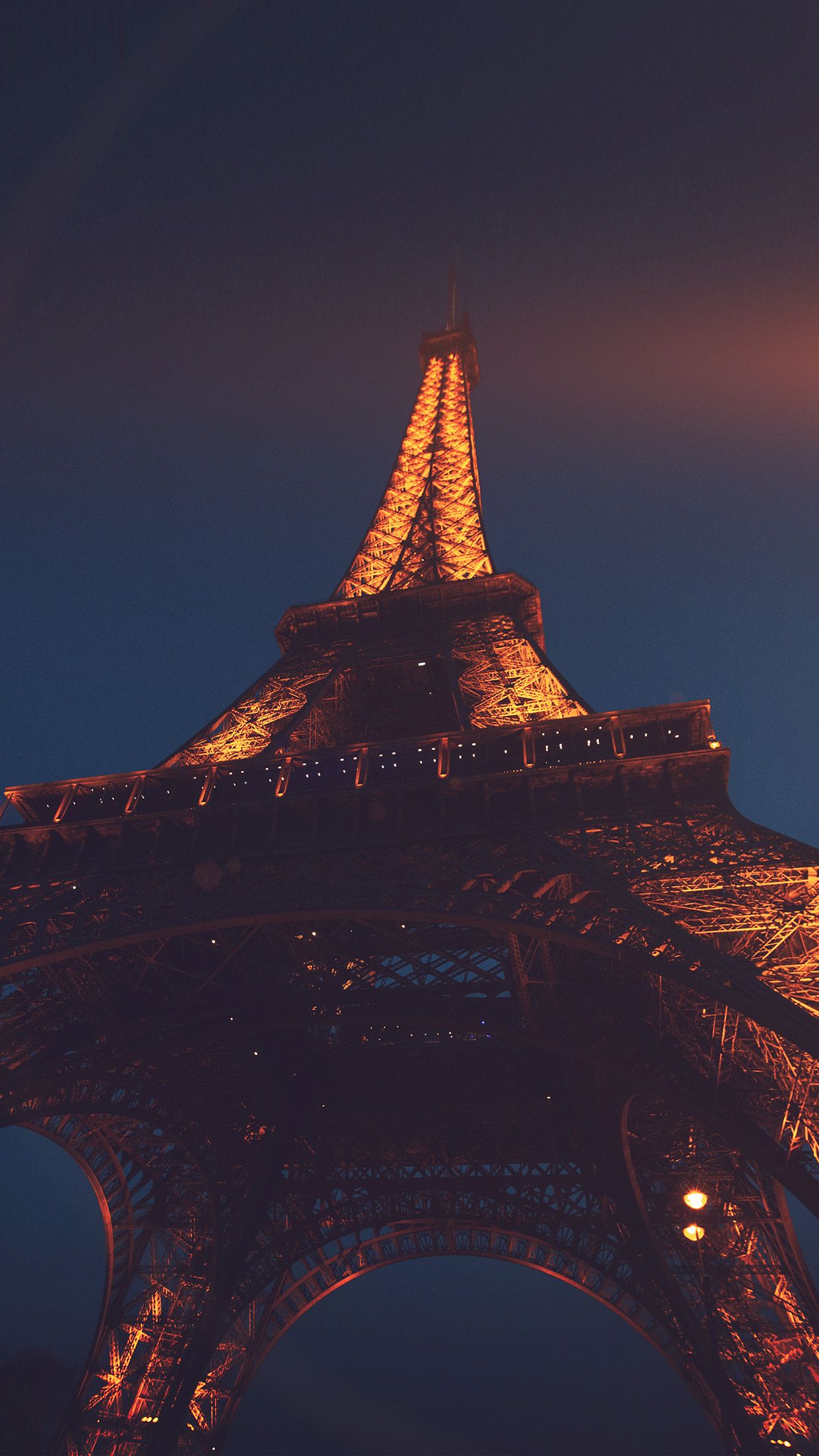 Torre Eiffel illuminata di notte, 1242x2208 Verticale, Xiaomi