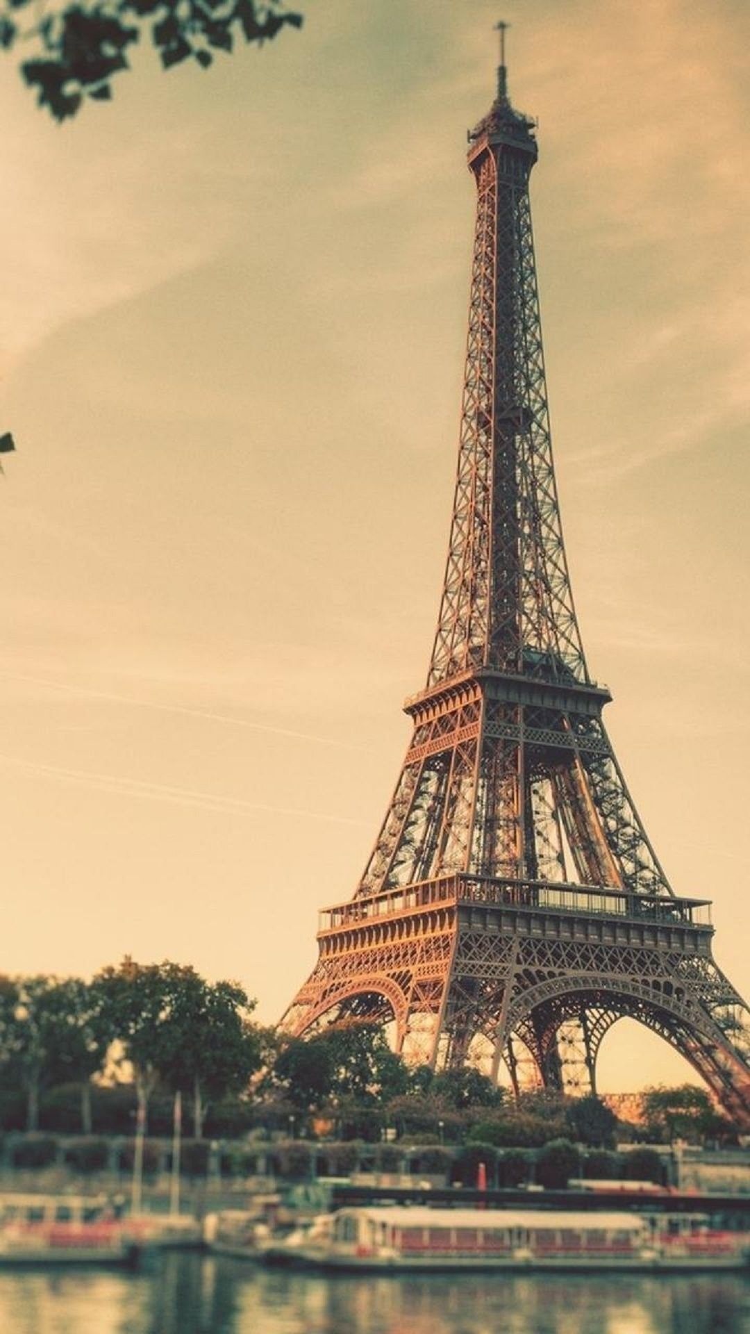 Torre Eiffel Parigi vintage, 1080x1920 Full HD Verticale, Samsung Galaxy