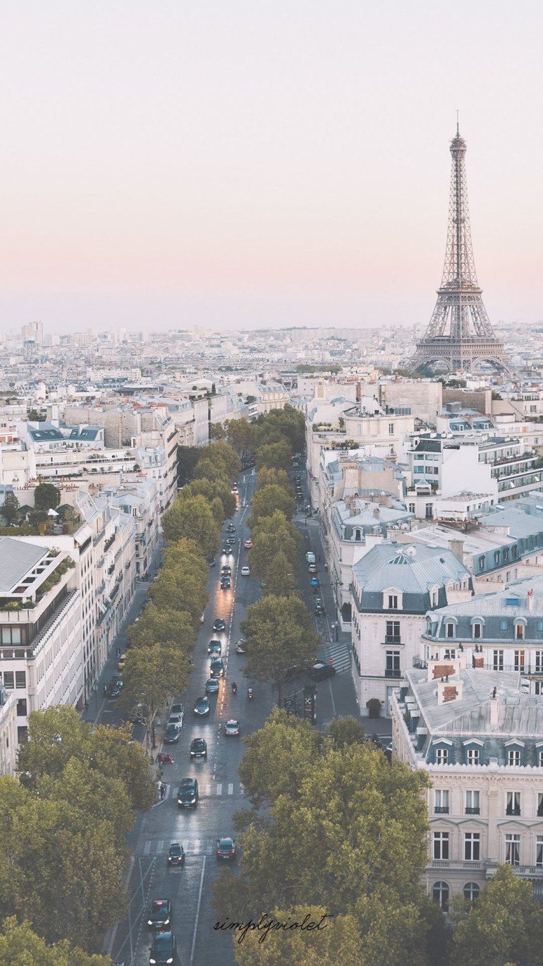 Torre Eiffel vista panoramica Parigi, 770x1369 Full HD Verticale, Smartphone
